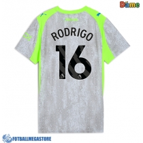 Fotballdrakt Dame Manchester City Rodri Hernandez #16 Tredjedrakt 2025-26 Kortermet